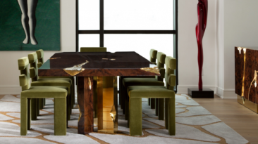 Conheça a mesa de jantar moderna Empire para encontros glamorosos!