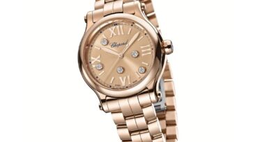O relógio Chopard Happy Sport Chrono para mulher atinge o equilíbrio perfeito entre desportivo e elegante