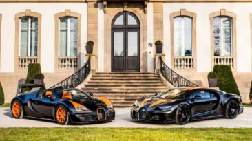 Pai do ano – Um colecionador de carros muito extravagante recebeu oito Bugattis,
