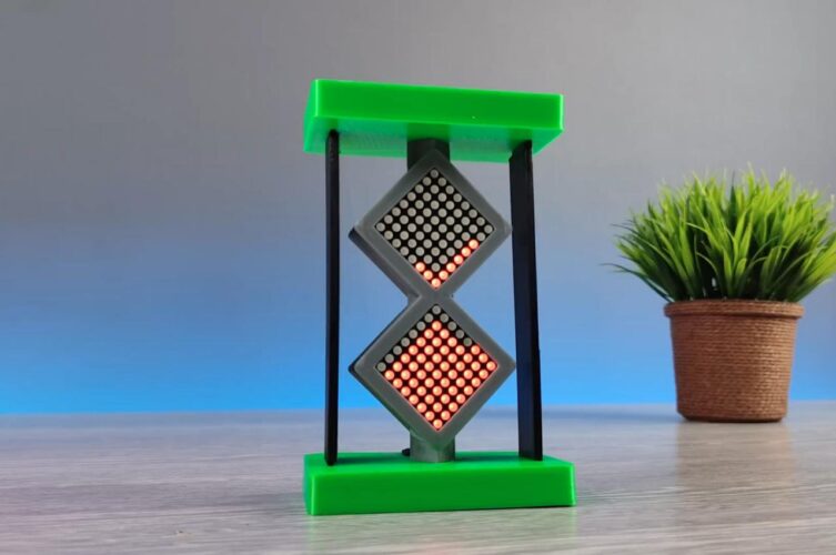 Esta ampulheta digital DIY oferece uma sensação retrô sem a areia