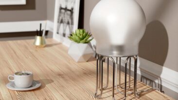 O Jelly Lamp reinterpreta o animal marinho letal como uma delicada luz de mesa contemporânea