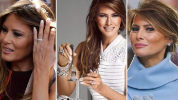 Um olhar dentro da coleção de joias extravagantes de Melania Trump