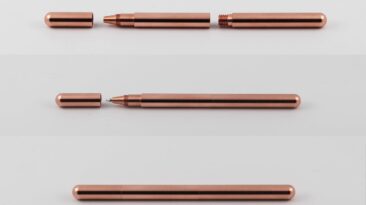 Inder Copper Pen envelhece lindamente para um visual que é exclusivamente seu