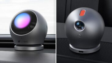 A câmera de painel Tmall Genie coloca uma câmera inteligente inspirada no Apple HomePod Mini em seu carro