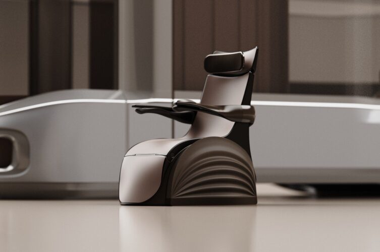 Esta luxuosa chaise longue é na verdade uma cadeira de rodas motorizada disfarçada
