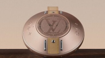 O alto-falante LV Nanogram tem um design adequado para viagens, charme decorativo e acústica excepcional para combinar