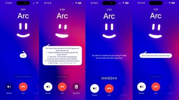 O recurso “Call Arc” do Arc Search para iPhone é uma versão divertida de ‘Telefonar para um amigo’
