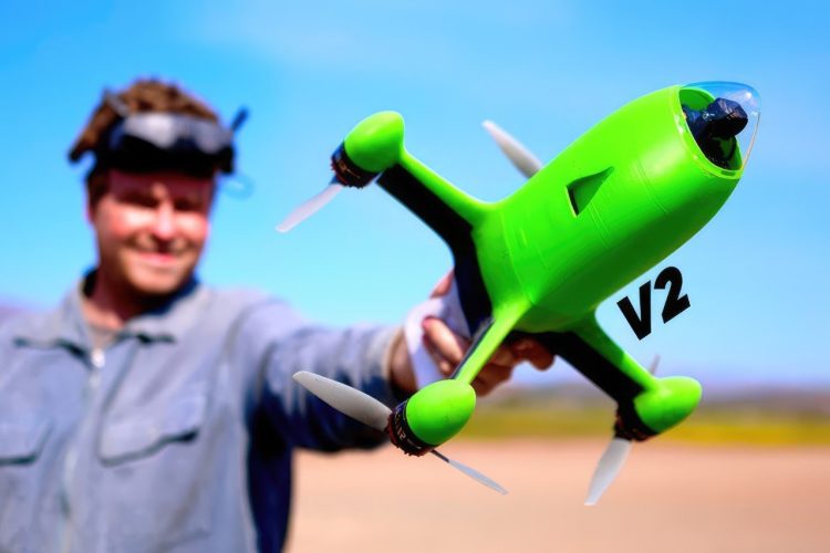 Drone recordista atingiu velocidades de 510 km/h, destronando a Red Bull como o drone mais rápido do mundo