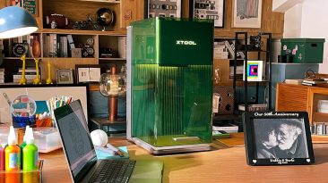 Este gravador de mesa com sistema de laser duplo é a ferramenta de personalização definitiva para todos