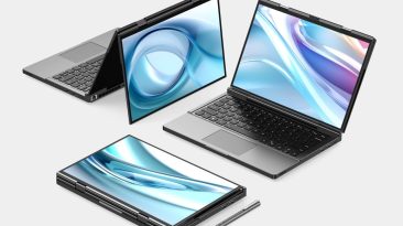 Laptop de tela dupla propõe um design exclusivo para resolver o problema do monitor do laptop